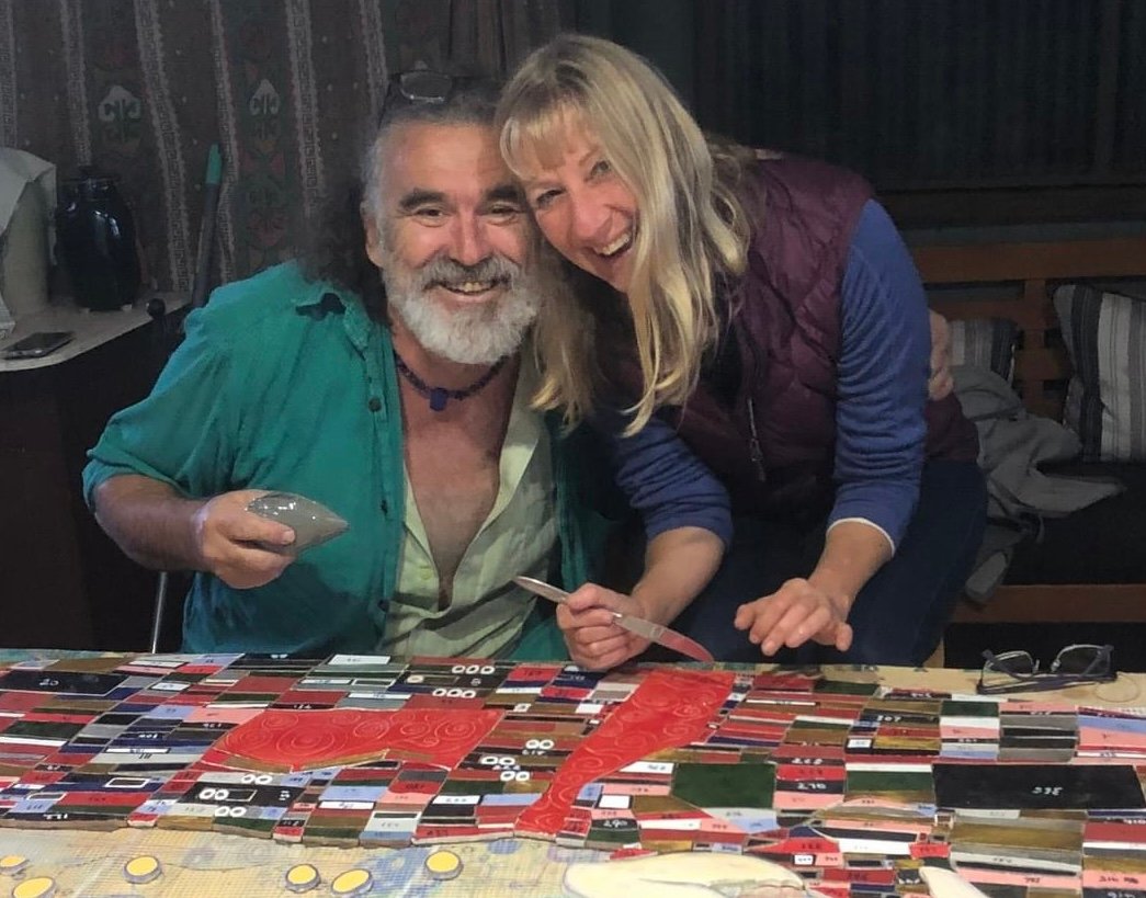 Brett and Kari working together
